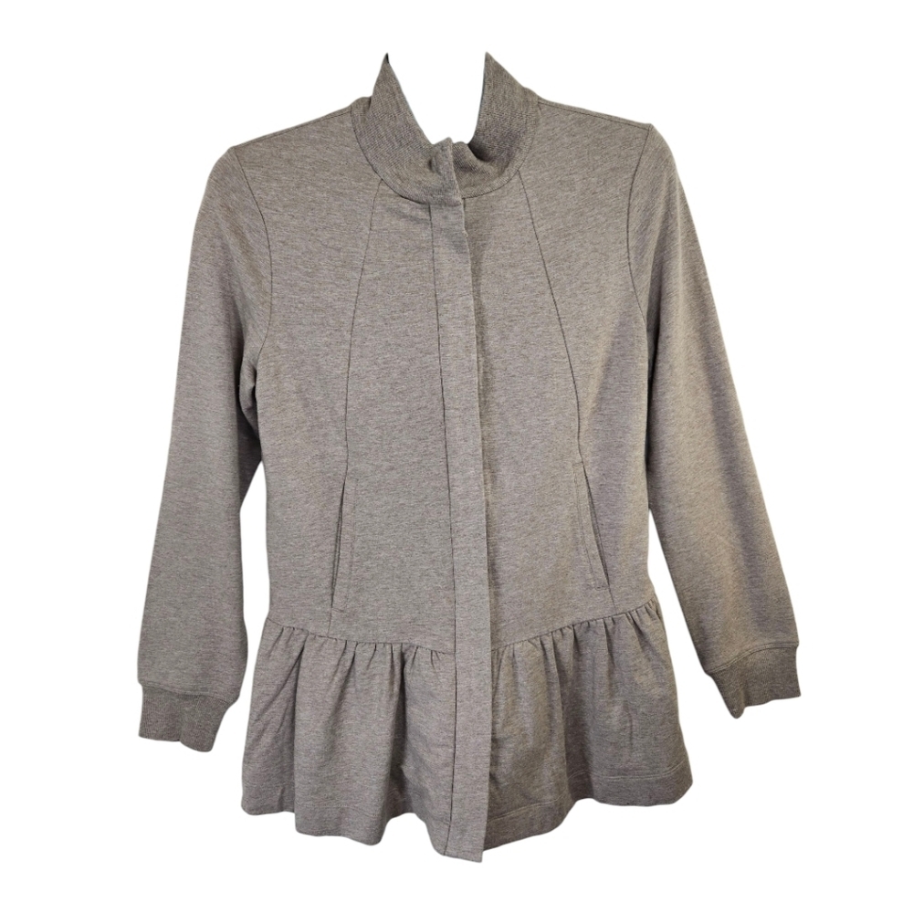 CAbi Weekend Topper French Terry Zip Jacket Size S Style# 3543